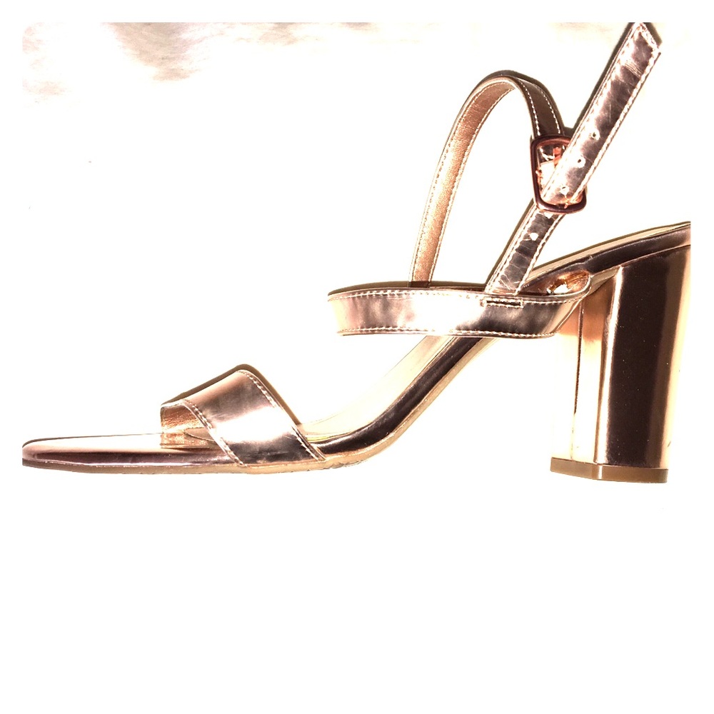 Rose gold heels